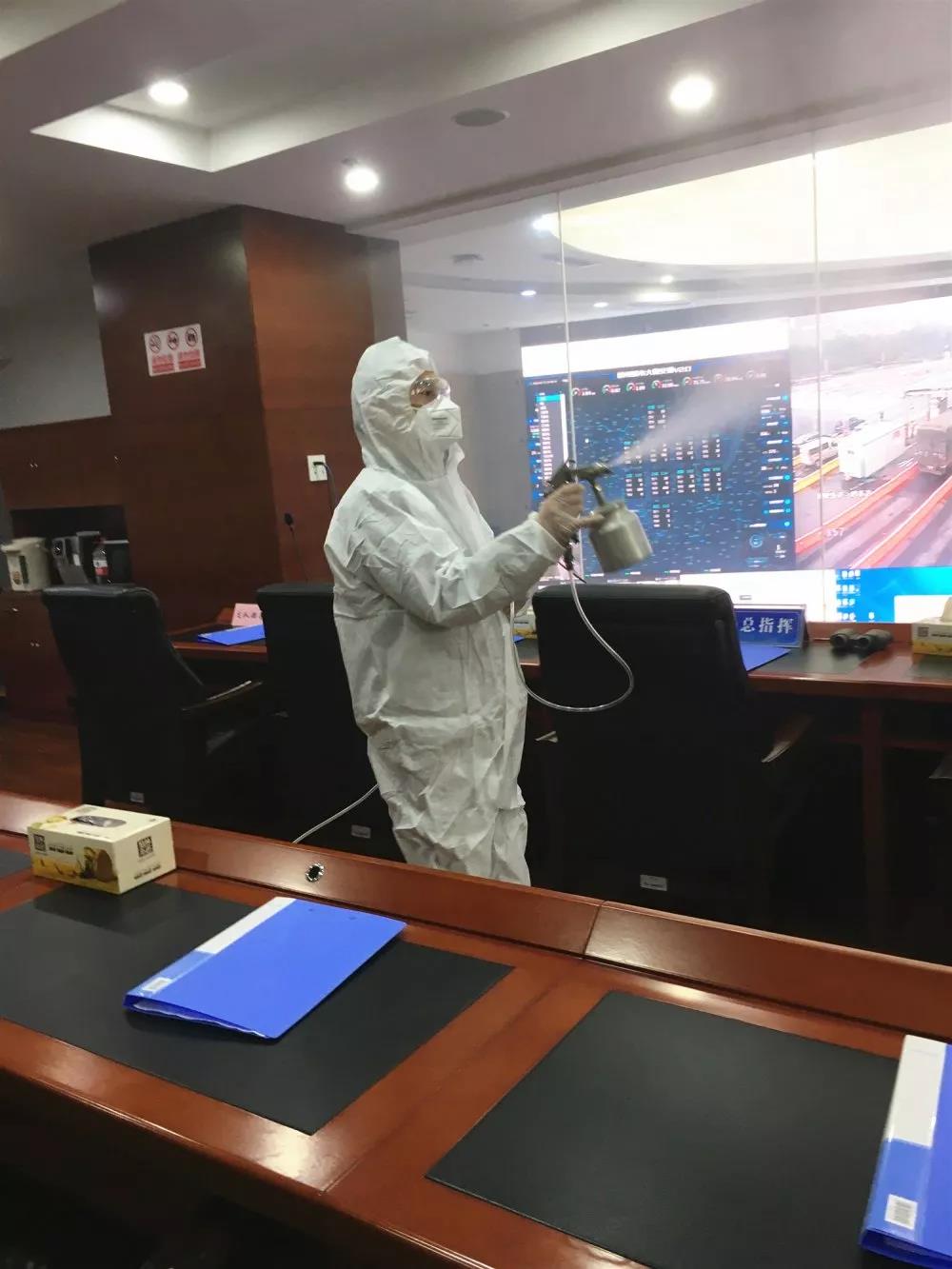 【创绿家政府案例】杭州市公安局交通警察支队杀菌消毒服务